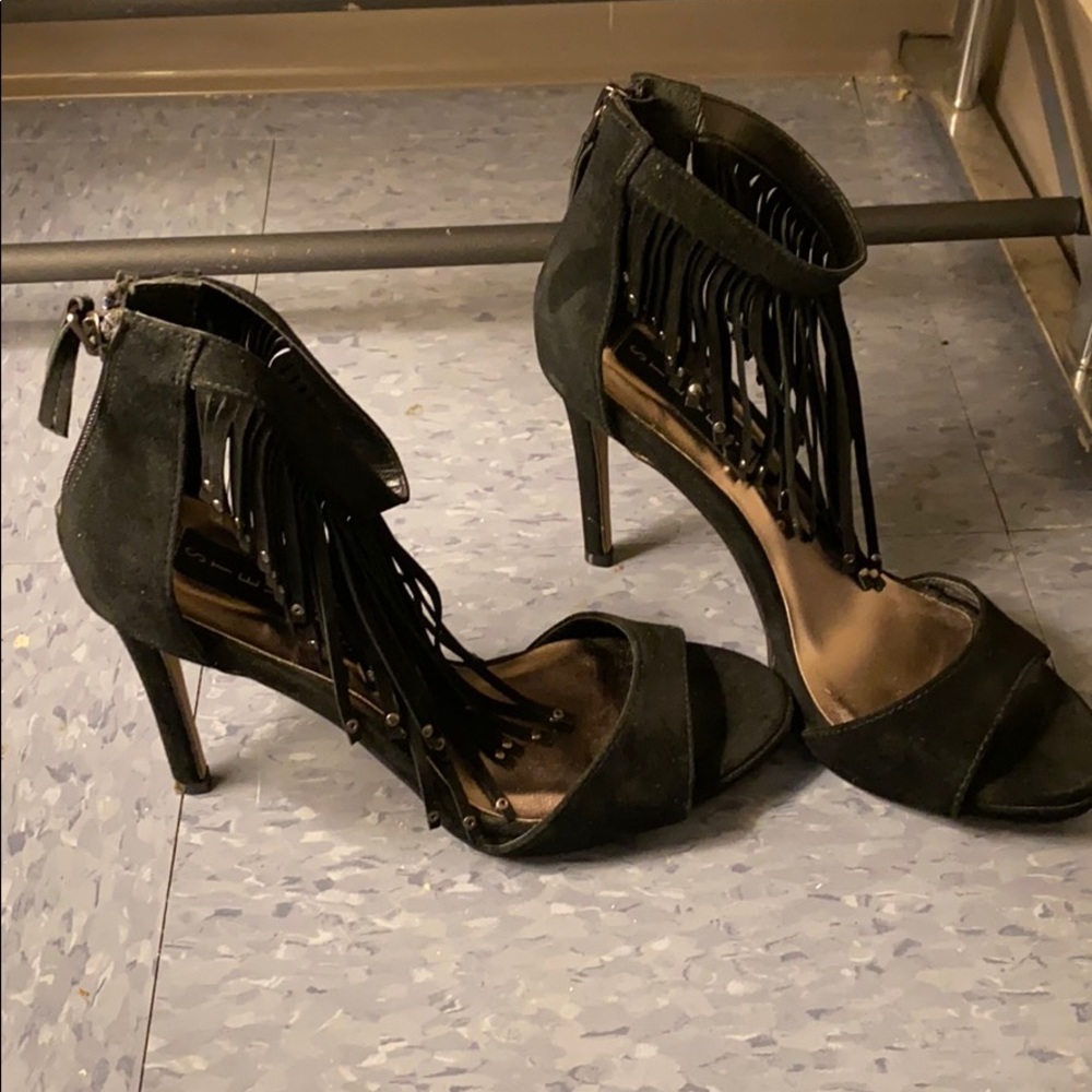 New Steven By Steve Madden Black Fringe Shoes! - image 2
